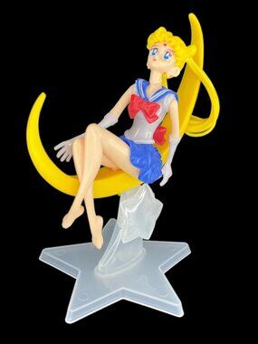 Sailor Moon Tsukino Usagi Anime Action Figure Toy Cake Topper Home & Car Decor